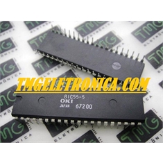 81C55 - CI 81C55, IC memory 2048-Bit Static MOS RAM 81C55 ( RAM STATIC MOS W/IO PORTS TIMER - DIP 40Pinos - M81C55-5 - CI 81C55, IC memory 2048-Bit Static MOS RAM 81C55 (CI obsoleto)
